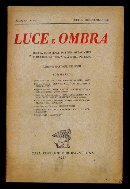 Luce e ombra 1950 n.5-6 - copertina