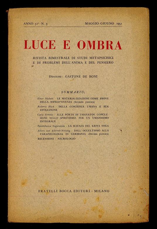Luce e ombra 1951 n.3 - copertina