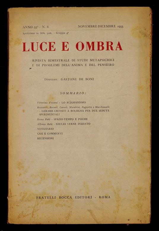 Luce e ombra 1955 n.6 - copertina