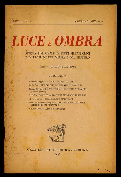 Luce e ombra 1948 n.3 - copertina