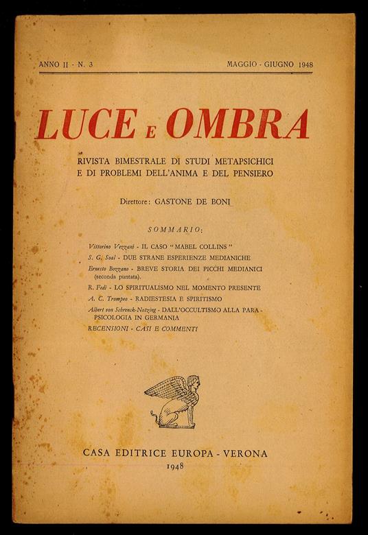 Luce e ombra 1948 n.3 - copertina