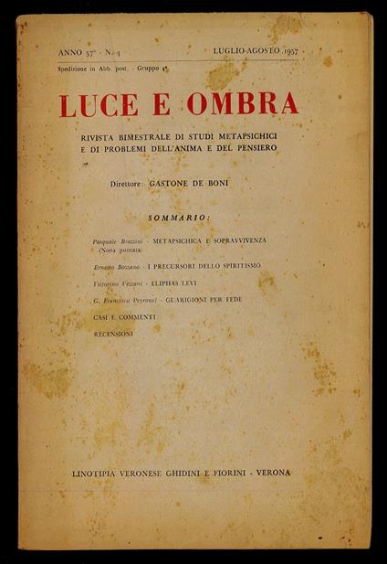 Luce e ombra 1957 n.4 - copertina