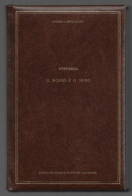 Il rosso e il nero - copertina