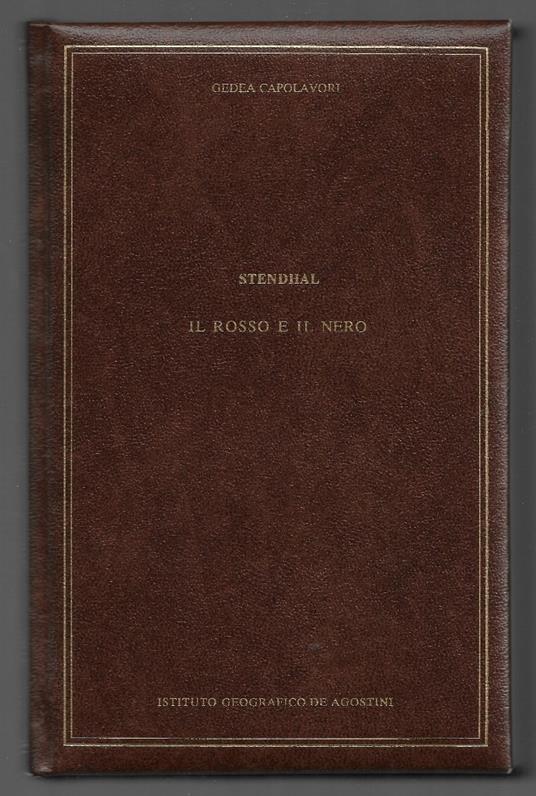Il rosso e il nero - copertina