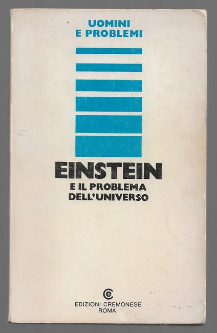 Einstein e il problema dell’universo - copertina