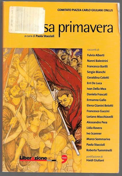 La rossa primavera - copertina