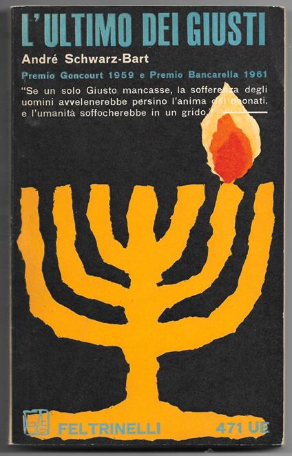 L’ultimo dei giusti - André Schwarz Bart - copertina