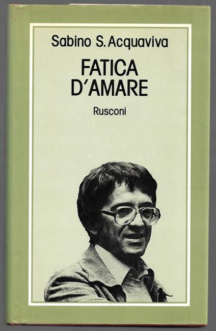 Fatica d’amare - copertina