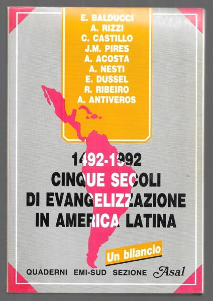 1942-1992 - Cinque secoli di evangelizzazione in America Latina - copertina