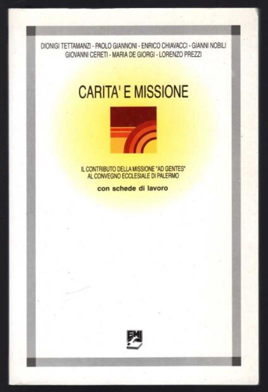 Carità e missione - copertina