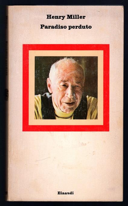 Paradiso perduto - Henry Miller - copertina