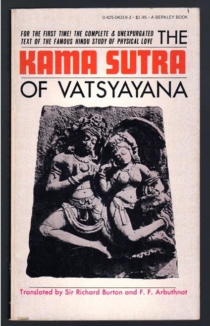 The Kama sutra of Vatsyayana - copertina