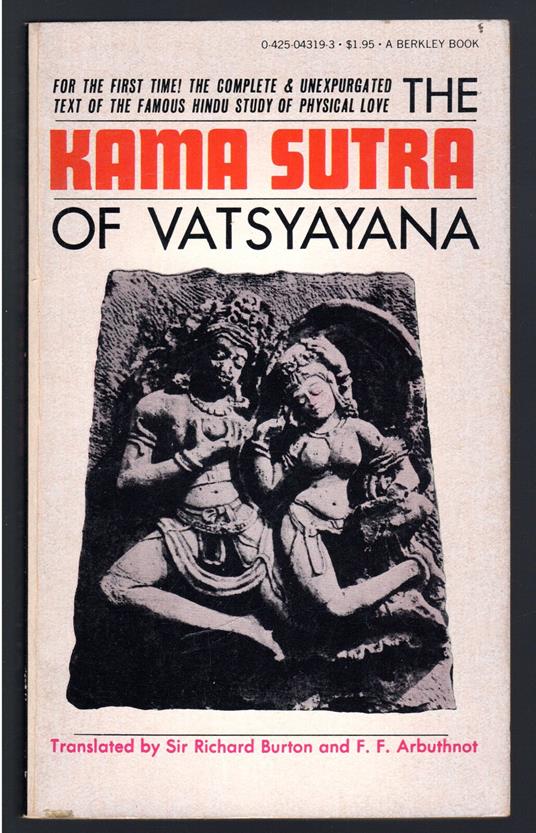 The Kama sutra of Vatsyayana - copertina