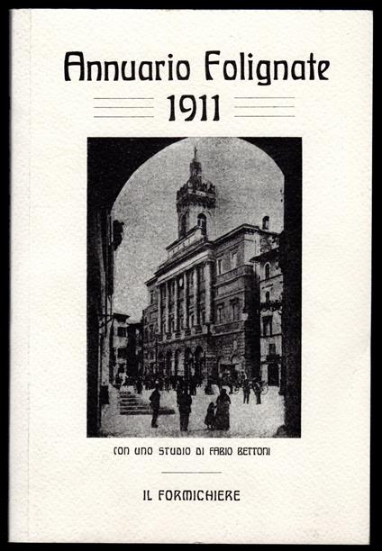 Annuario Folignate 1911 - copertina
