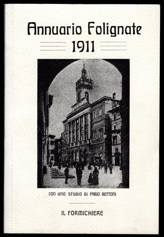 Annuario Folignate 1911 - copertina