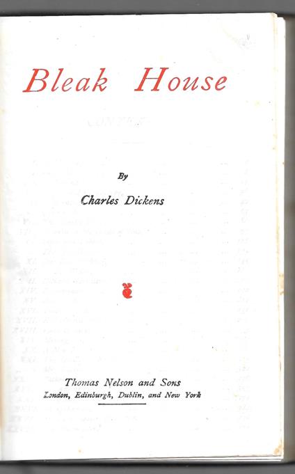 Bleak House - copertina