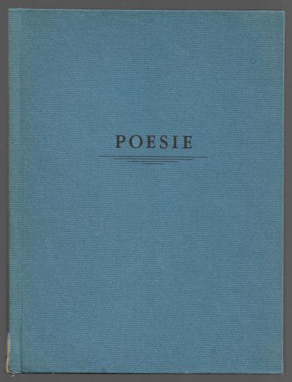 Poesie - Autori Vari - copertina
