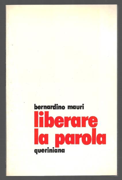 Liberare la parola - copertina