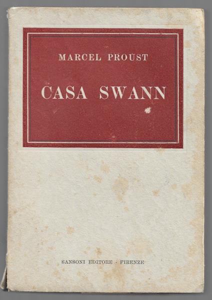 Casa Swann - Marcel Proust - copertina