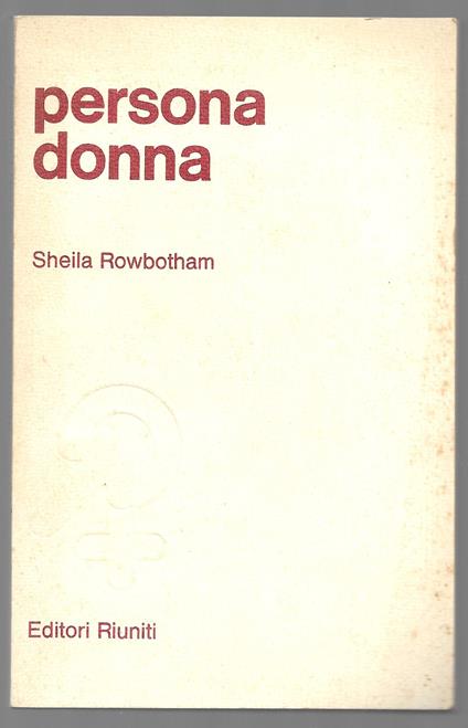 Persona donna - Sheila Rowbotham - copertina