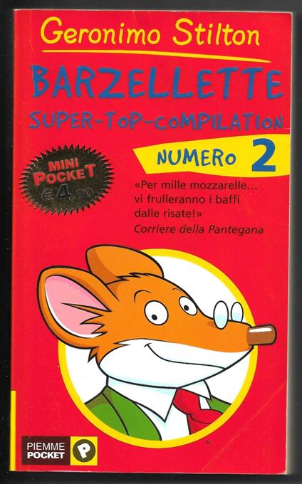 Barzellette super-top-compilation numero 2 - Geronimo Stilton - copertina