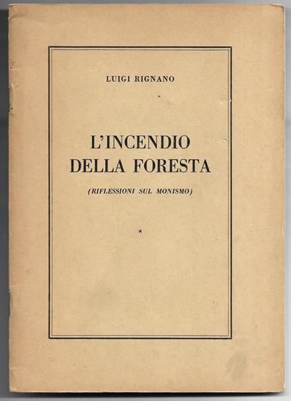 L'incendio della foresta - copertina