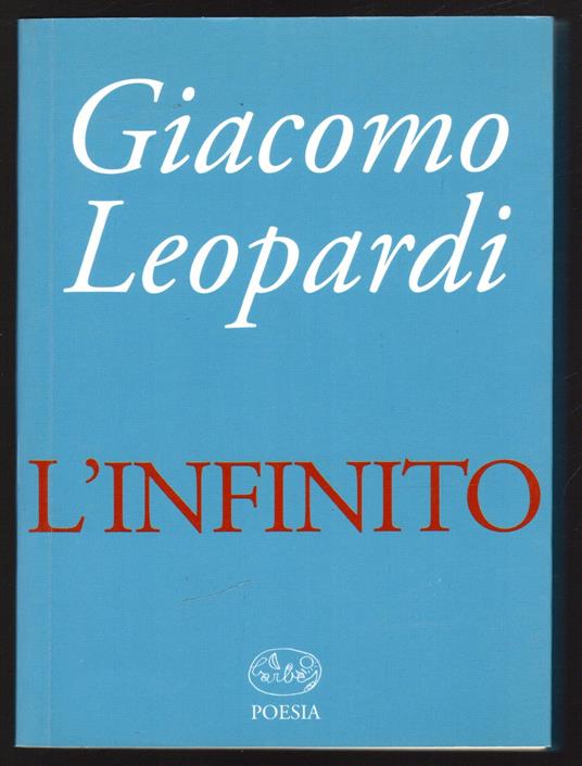 L'infinito - Giacomo Leopardi - copertina