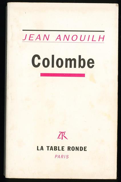 Colombe - Jean Anouilh - copertina