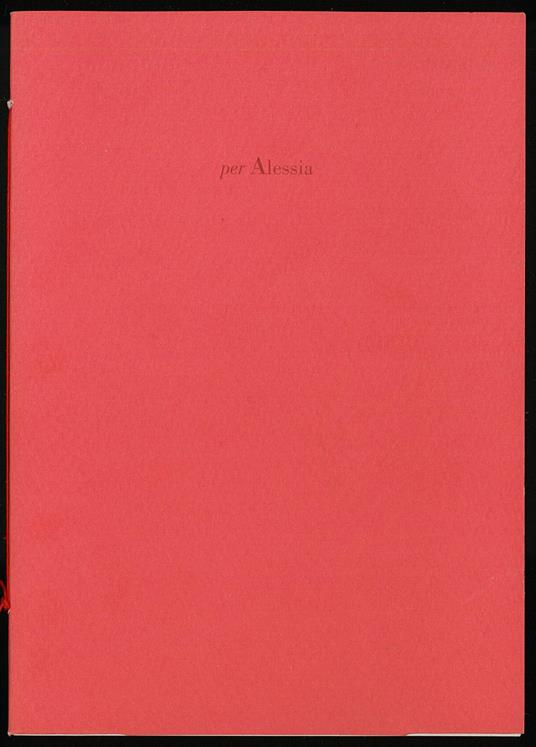 Per Alessia - Roberto Rossi Precerutti - copertina
