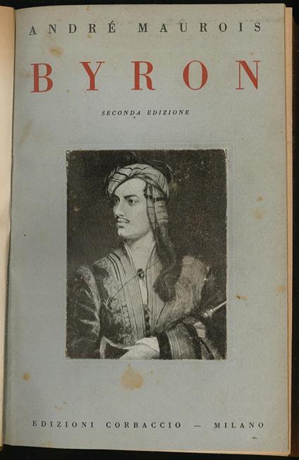 Byron - seconda edizione - André Maurois - copertina