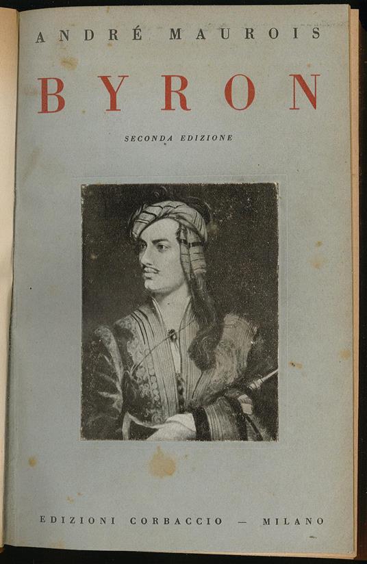 Byron - seconda edizione - André Maurois - copertina