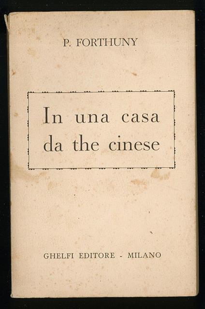 In una casa da the cinese - copertina