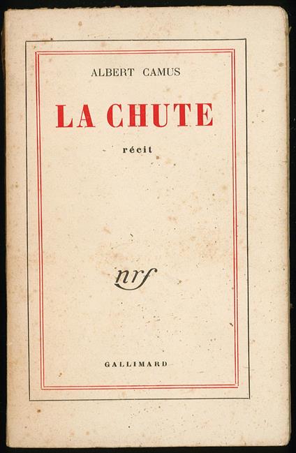 La chute - Albert Camus - copertina