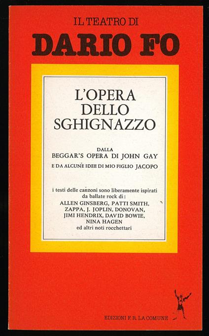 L'opera dello sghignazzo - Dario Fo - copertina