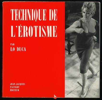 Technique de l'erotisme - copertina
