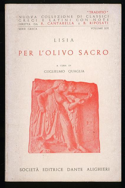 Lisia - Per l'olivo sacro - copertina