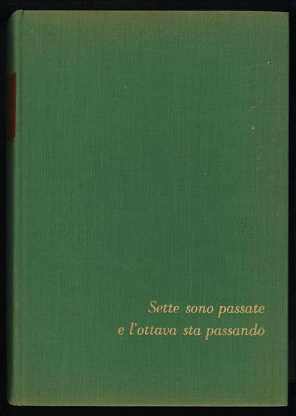 Sette soni passate e l'ottavo sta passando - copertina
