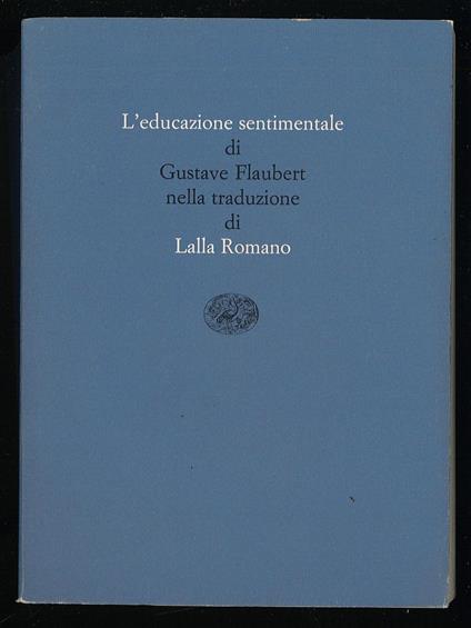 L'educazione sentimentale - Gustave Flaubert - copertina