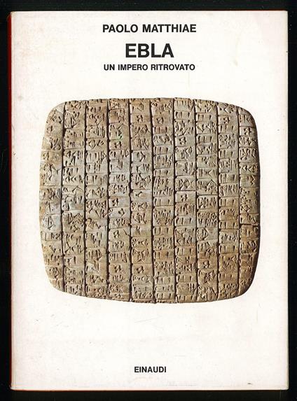 Ebla - Paolo Matthiae - copertina