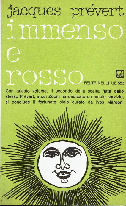 Immenso e rosso - Jacques Prévert - copertina