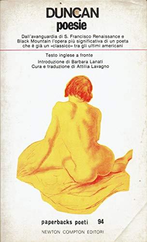Duncan. Poesie - Robert Duncan - copertina