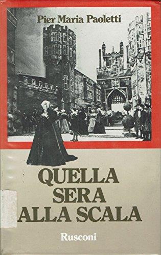 Quella sera alla Scala - copertina
