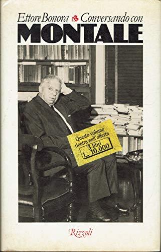 Conversando con Montale. Prima edizione - copertina