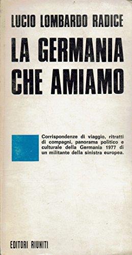 La Germania che amiamo - copertina