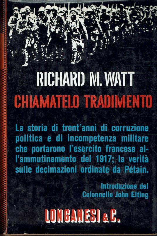 Chiamatelo tradimento - copertina