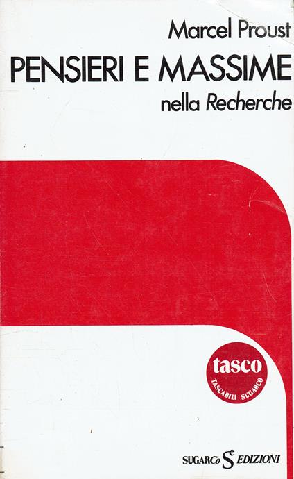 Pensieri e massime - Marcel Proust - copertina