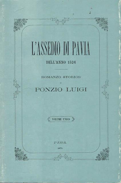 L'assedio di Pavia dell'anno 1524 - copertina