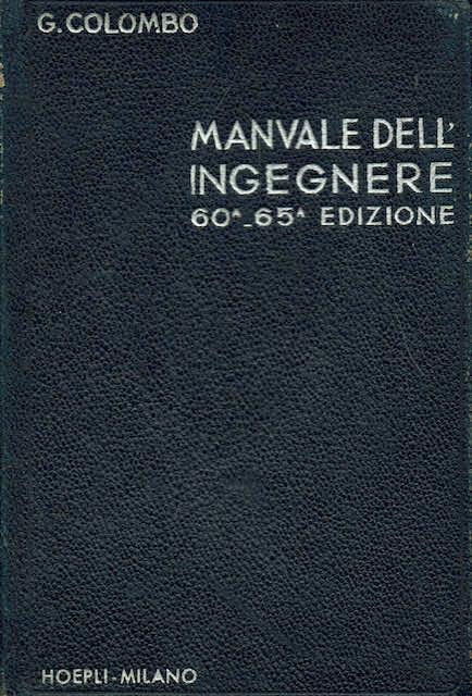 Manuale dell'ingegnere - copertina