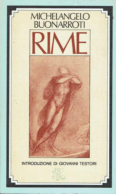 Rime - Michelangelo Buonarroti - copertina