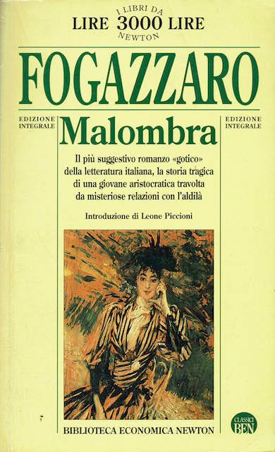 Malombra - Antonio Fogazzaro - copertina